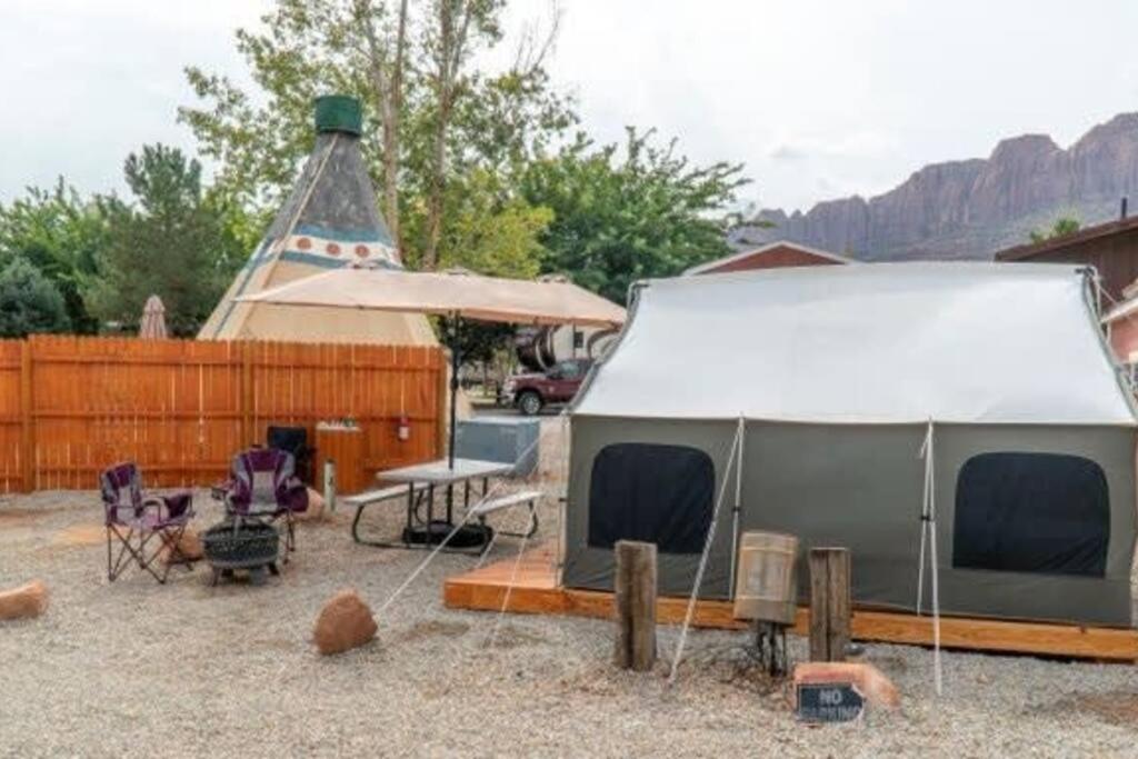 Moab Rv Resort Glamping Setup Tent In Rv Park #4 Ok-T4 エクステリア 写真